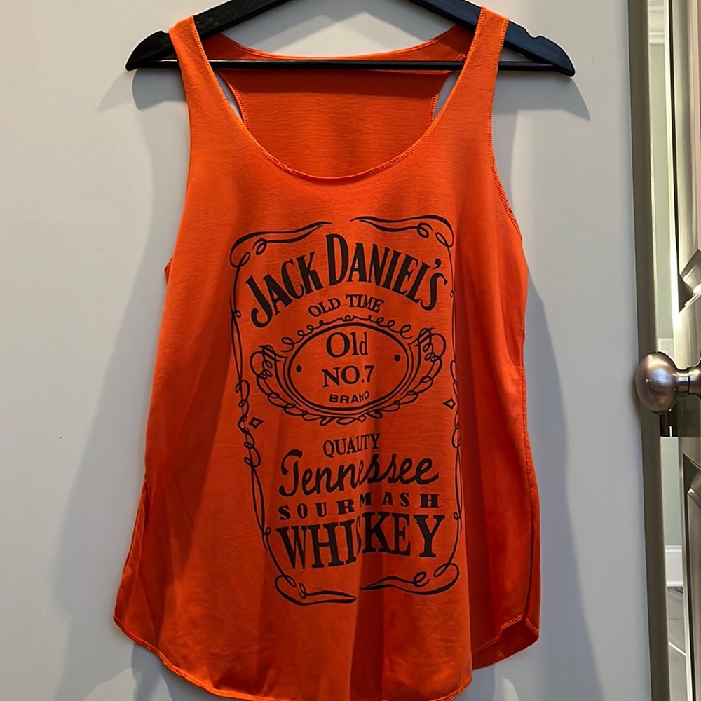 Medium Orange Jack Daniels Tank top